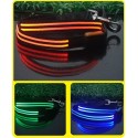 Correa luminosa doble led